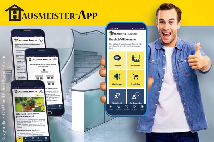 Die Hausmeister-App – ein mobiler Helfer Hilfestellung, Themen und Seminare für den Berufsalltag